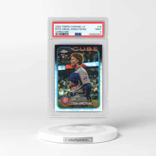 2024 Topps Chrome Logofractor Edition #16 Pete Crow-Armstrong - Variation (PSA 9 MINT)