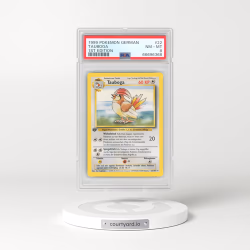 1999 Pokémon #22 Tauboga - 1st Edition (PSA 8 NM-MT)