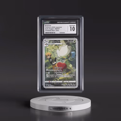 2022 Battle Region #068/067 Roserade - Character Rare Holo (CGC 10 GEM MINT)