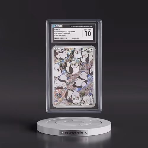 2025 Black Bolt - sv11B #153/086 Pidove - Art Rare Holo (CGC 10 GEM MINT)