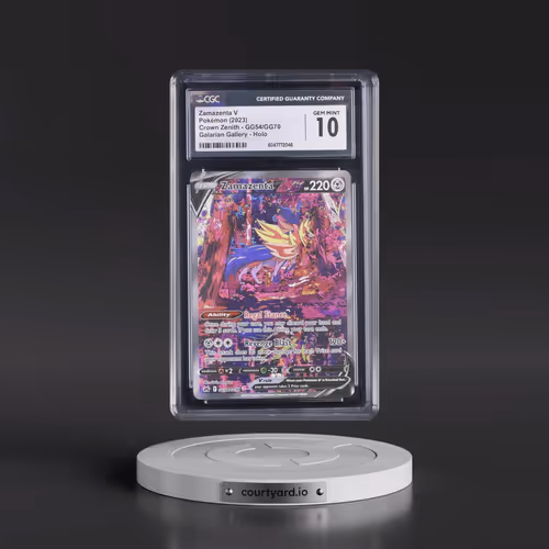 2023 Crown Zenith #GG54/GG70 Zamazenta V - Galarian Gallery Holo (CGC 10 GEM MINT)