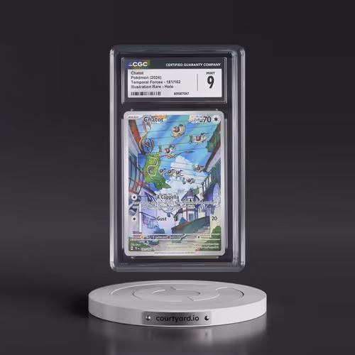 2024 Pokémon Tef EN-Temporal Forces #181 Chatot - Illustration Rare (CGC 9 MINT)