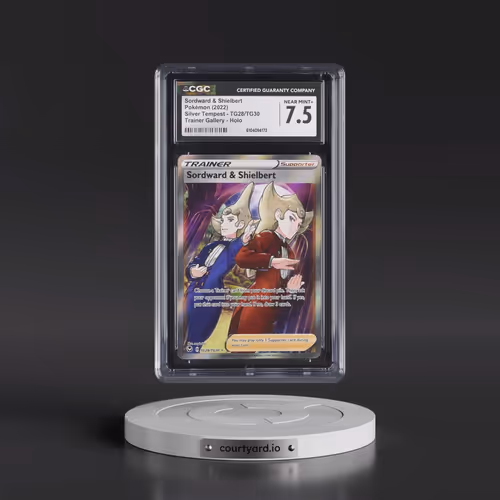 2022 Silver Tempest #TG28/TG30 Sordward & Shielbert - Trainer Gallery Holo (CGC 7.5 NM+)