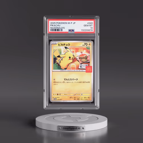 2025 Pokémon M-P Promo #020 Pikachu - McDonald's (PSA 10 GEM MINT)