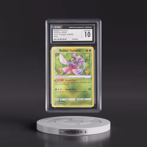 2022 Silver Tempest #016/195 Radiant Tsareena - Holo (CGC 10 GEM MINT)