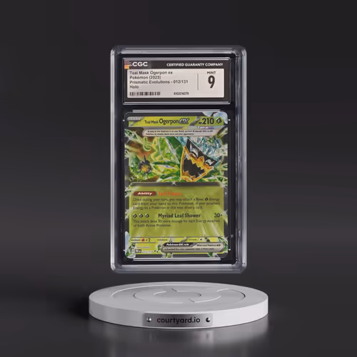 2024 Prismatic Evolutions - PRE EN #012/131 Teal Mask Ogerpon ex - Holo (CGC 9 MINT)