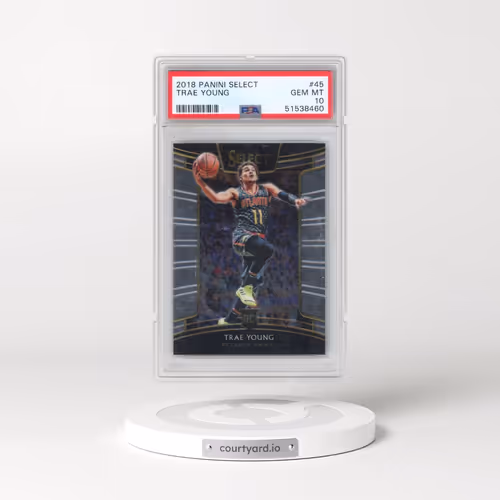 2018 Panini Select #45 Trae Young (PSA 10 GEM MINT)