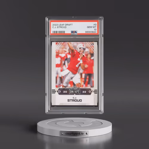 2022 Leaf Draft #3 C.J. Stroud (PSA 10 GEM MINT)