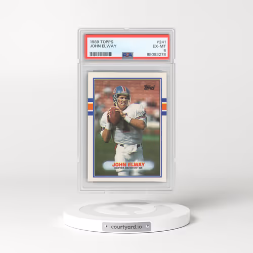 1989 Topps #241 John Elway (PSA 6 EX-MT)