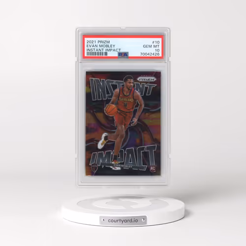 2021 Panini Prizm Instant Impact #10 Evan Mobley (PSA 10 GEM MINT)
