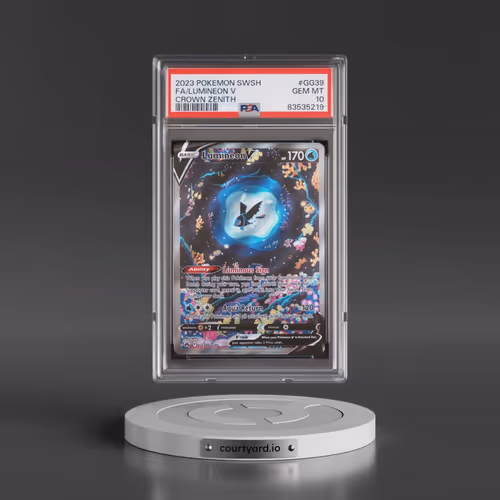 2023 Pokémon Sword and Shield Crown Zenith #GG39 Lumineon V - Holo Full Art (PSA 10 GEM MINT)