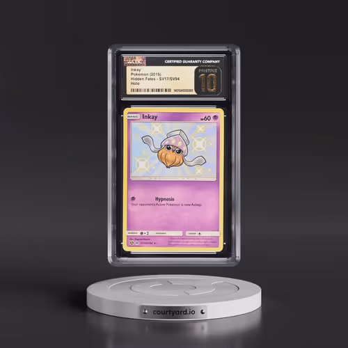 2019 Hidden Fates #SV17/SV94 Inkay - Shiny Vault Holo (CGC 10 PRISTINE)