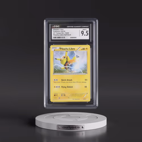 2016 Pokémon XY Trainer Kit Pikachu Libre Half Deck #14 Pikachu Libre (CGC 9.5 MINT+)