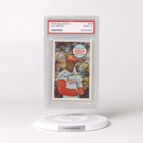 1970 Kellogg's #44 Lou Brock (PSA 9 MINT)