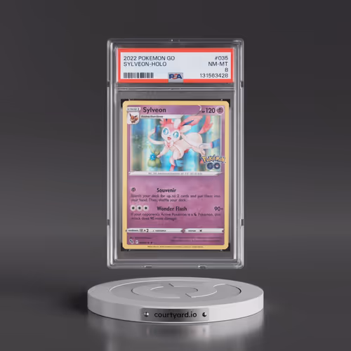 2022 Pokémon Go #035 Sylveon - Holo (PSA 8 NM-MT)
