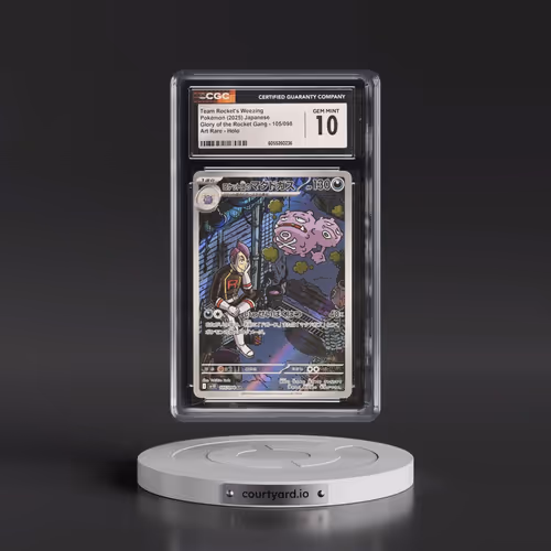 2025 Glory of the Rocket Gang - sv10 #105/098 Team Rocket's Weezing - Art Rare Holo (CGC 10 GEM MINT
