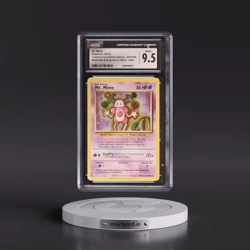 2023 Pokémon Clb-Trading Card Game Classic Blastoise & Suicune EX Deck #013 Mr. Mime (CGC 9.5 MINT+)