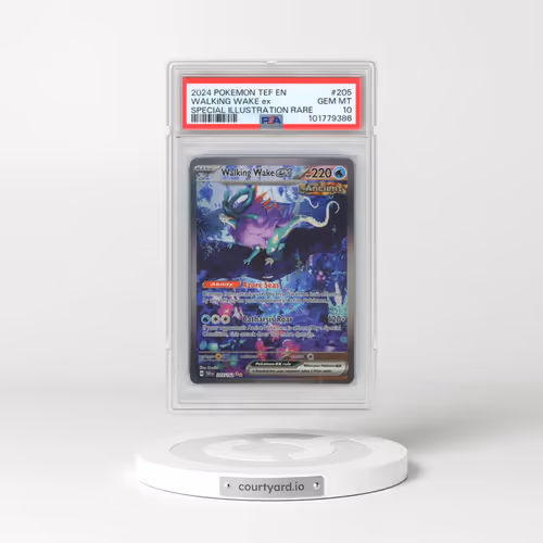 2024 Pokémon Tef EN-Temporal Forces #205 Walking Wake EX - Holo Special Illustration Rare (PSA 10 GEM MINT)