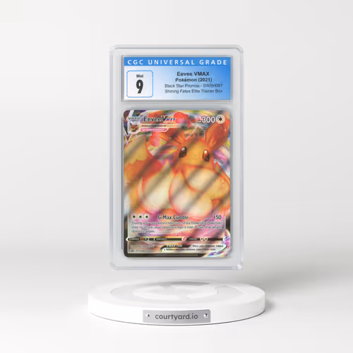2017 Sword & Shield Promos #SWSH087 Eevee VMAX - Full Art Holo (CGC 9 MINT)