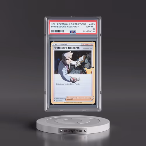 2021 Pokémon Celebrations #023 Professor's Research (PSA 8 NM-MT)