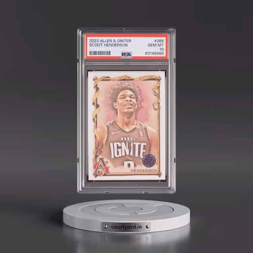 2023 Topps Allen & Ginter #265 Scoot Henderson (PSA 10 GEM MINT)