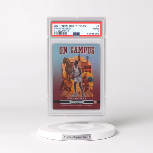 2021 Panini Prizm Draft Picks on Campus #2 Evan Mobley (PSA 9 MINT)