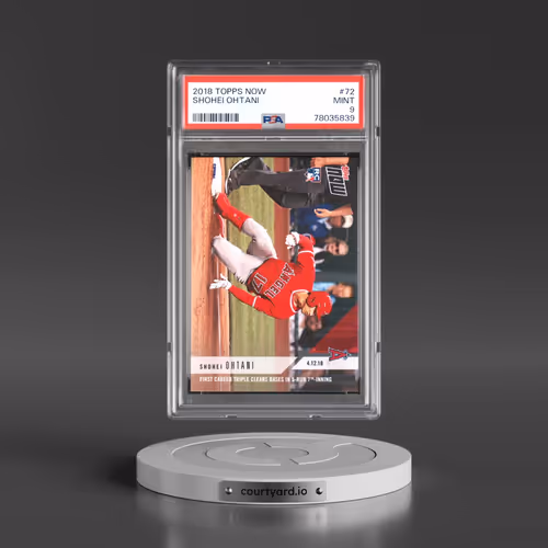 2018 Topps Now #72 Shohei Ohtani (PSA 9 MINT)