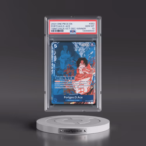 2024 One Piece Tournament Pack October-December #053 Portgas D. Ace - Winner (PSA 10 GEM MINT)