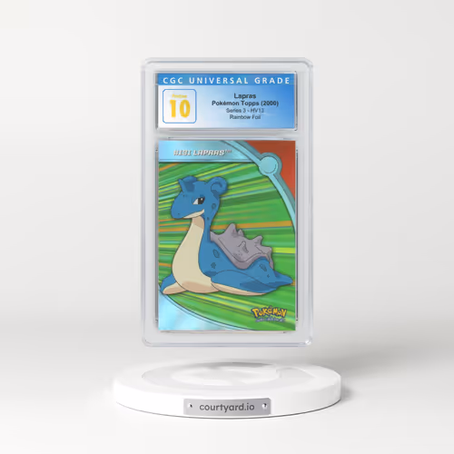 2000 Topps Series 3 #HV13 Lapras - Rainbow Foil (CGC 10 PRISTINE)