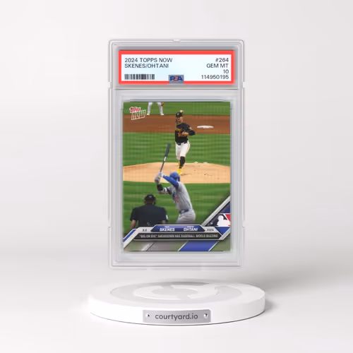 2024 Topps Now #264 Paul Skenes/Shohei Ohtani (PSA 10 GEM MINT)