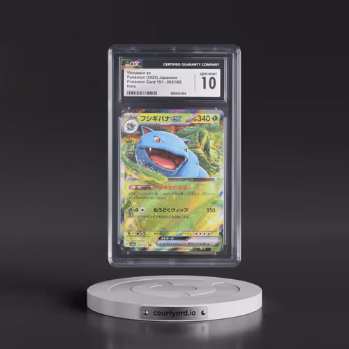 2023 Pokémon Card 151 #003/165 Venusaur ex - Holo (CGC 10 GEM MINT)