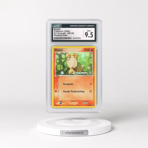 2005 EX Emerald #58 Numel - Holo (CGC 9.5 MINT+)