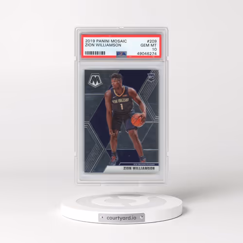 2019 Panini Mosaic #209 Zion Williamson (PSA 10 GEM MINT)