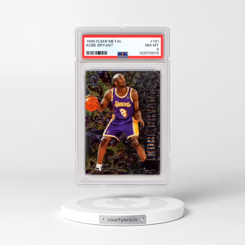 1996 Metal #181 Kobe Bryant (PSA 8 NM-MT)