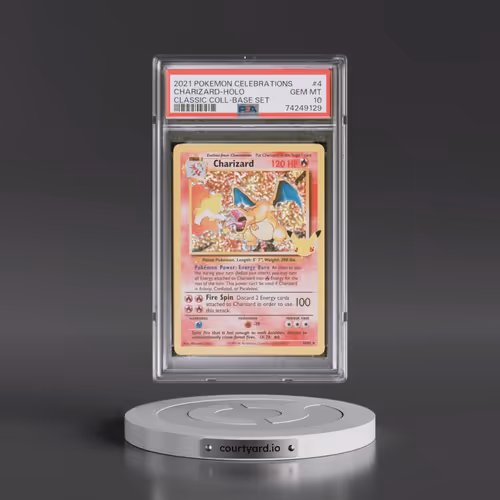 2021 Pokémon Celebrations Classic Collection #4 Charizard - Holo (PSA 10 GEM MINT)