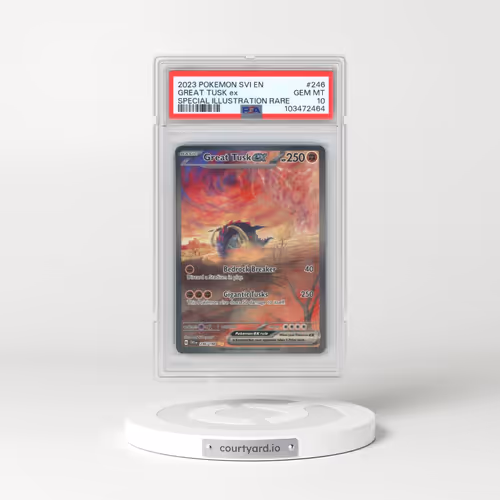 2023 Pokémon Svi EN-Scarlet & Violet #246 Great Tusk EX - Holo Special Illustration Rare (PSA 10 GEM
