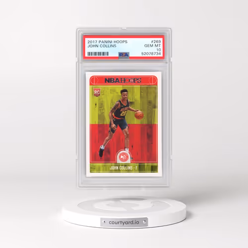 2017 Panini Hoops #269 John Collins (PSA 10 GEM MINT)