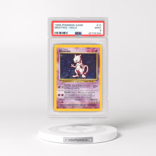 1999 Pokémon Game #10 Mewtwo - Holo (PSA 9 MINT)