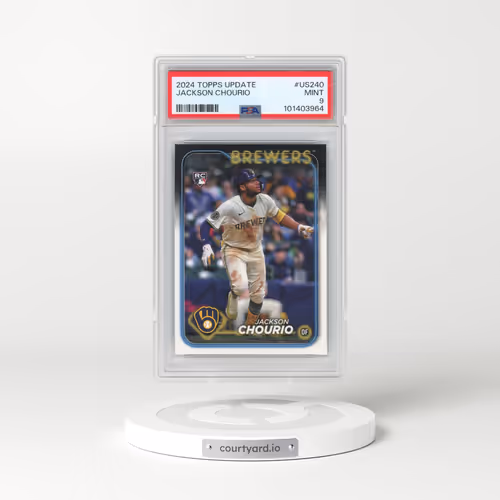 2024 Topps Update #US240 Jackson Chourio (PSA 9 MINT)