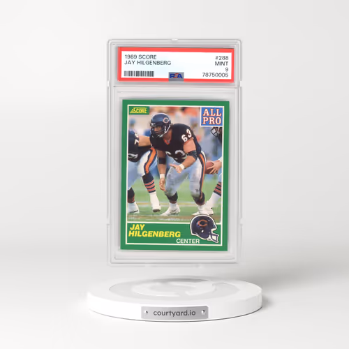 1989 Score #288 Jay Hilgenberg (PSA 9 MINT)