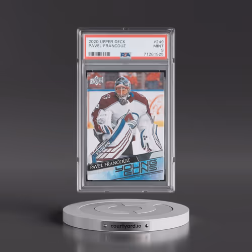 2020 Upper Deck #249 Pavel Francouz (PSA 9 MINT)