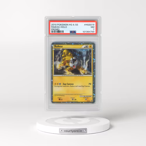 2010 Pokémon Heartgold & Soulsilver Promo #HGSS19 Raikou - Holo (PSA 7 NM)