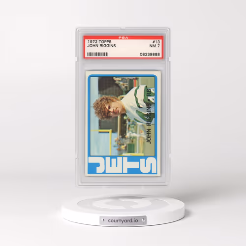 1972 Topps #13 John Riggins (PSA 7 NM)