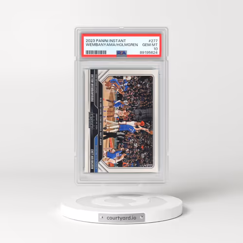 2023 Panini Instant #277 Chet Holmgren/Victor Wembanyama (PSA 10 GEM MINT)