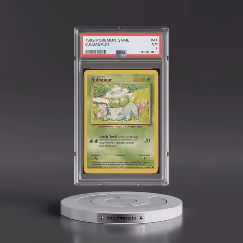 1999 Pokémon Game #44 Bulbasaur (PSA 7 NM)