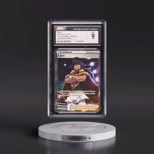 2020 Vivid Voltage #182/185 Leon - Ultra Rare Holo (CGC 9 MINT)