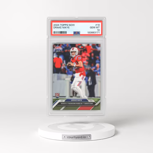 2024 Topps Now #10 Drake Maye (PSA 10 GEM MINT)