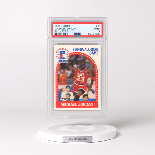 1989 Hoops #21 Michael Jordan - All-Star (PSA 9 MINT)