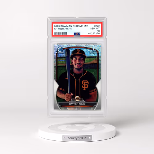 2023 Bowman Mega Box Chrome #222 Rayner Arias (PSA 10 GEM MINT)
