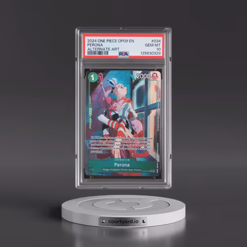 2024 One Piece OP09-Emperors in the New World #034 Perona - Alternate Art (PSA 10 GEM MINT)